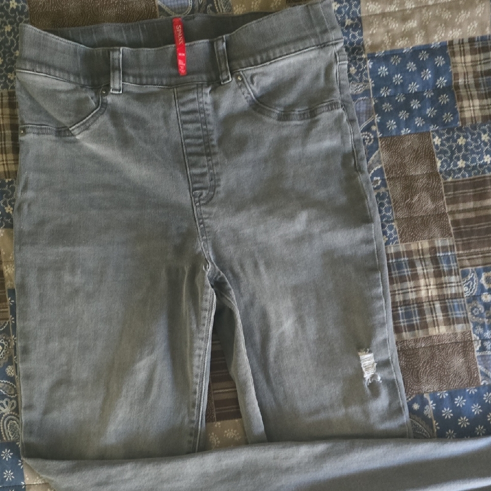 SPANX Women's Gray Skinny Jeans